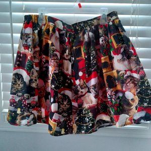 A Christmas Cat Skirt